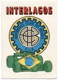 наклейка Ф-1 Формула-1 авто-клуб Бразилія / Formula F-1 Brazil auto club sticker