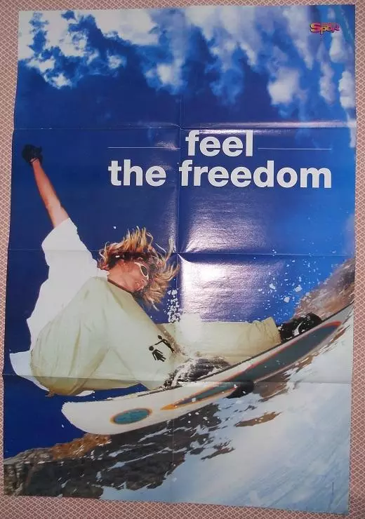 постер А1 футбол О.Бірхофф (Німеччина) /сноубординг football/snowboarding poster 1