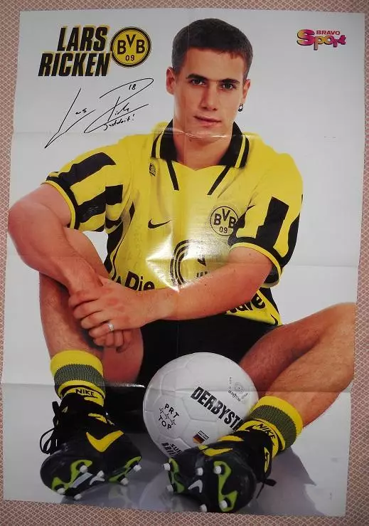 постер А1 футбол Ю.Клінсманн/Л.Рікен (Німеччина Klinsmann/Ricken football poster 1