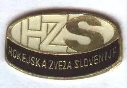 Словенія, федерація хокею, №1 важмет / Slovenia ice hockey federation pin badge