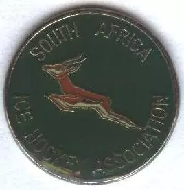 ПАР, федерація хокею, №1, важмет / South Africa ice hockey federation pin badge