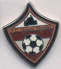 футбол.клуб Оранія (Люксембург) ЕМАЛЬ / Orania Vianden, Luxembourg football pin
