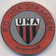 футбол.клуб УНА Штрассен (Люксембург2 ЕМАЛЬ/UNA Strassen,Luxembourg football pin