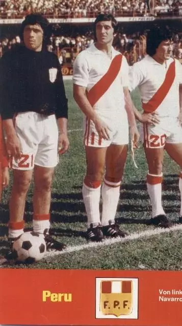 постер А4 футбол зб. Перу 1978 Кікер / Peru national football team Kicker poster