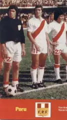 постер А4 футбол зб. Перу 1978 Кікер / Peru national football team Kicker poster
