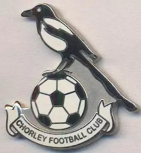 футбол.клуб Чорлі (Англія) ЕМАЛЬ / Chorley FC, England football enamel pin badge