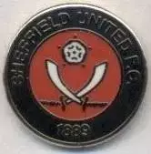 футбол.клуб Шеффілд Юнайтед (Англія1 ЕМАЛЬ/Sheffield United,England football pin