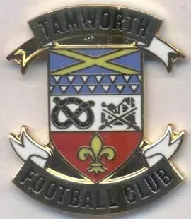 футбол.клуб Тамворт (Англія) ЕМАЛЬ/Tamworth FC,England football enamel pin badge