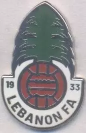 Ліван, федерація футболу,№6 ЕМАЛЬ / Lebanon football federation enamel pin badge