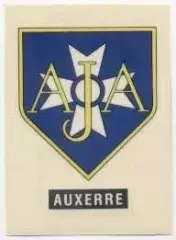 наклейка футбол Осер (Франція) / AJ Auxerre, France football club logo sticker