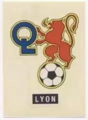 наклейка футбол Олімпік Ліон (Франція) / Olympique Lyonnais, France logo sticker