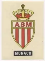 наклейка футбол Монако (Франція) / AS Monaco, France football club logo sticker