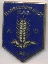 футбол.клуб Панелефсініакос (Греція)1 ЕМАЛЬ /Panelefsiniakos,Greece football pin