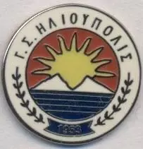 футбол.клуб Іліоуполіс (Греція) ЕМАЛЬ / GS Ilioupolis, Greece football pin badge