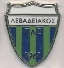 футбол.клуб Левадіакос (Греція) ЕМАЛЬ / Levadiakos FC, Greece football pin badge
