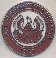 футбол.клуб Проодефтікі (Греція) ЕМАЛЬ /Proodeftiki FC,Greece football pin badge