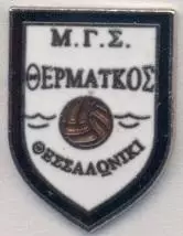 футбольний клуб Термаїкос (Греція) ЕМАЛЬ/Thermaikos FC,Greece football pin badge