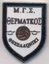 футбольний клуб Термаїкос (Греція) ЕМАЛЬ/Thermaikos FC,Greece football pin badge