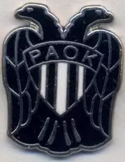 футбол.клуб ПАОК Салоніки (Греція)3 ЕМАЛЬ /PAOK Thessaloniki,Greece football pin