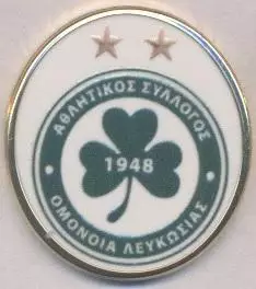 футбол.клуб Омонія Нікосія (Кіпр офіц? важмет/Omonia Nicosia,Cyprus football pin