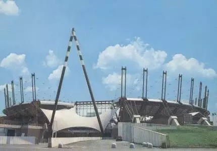 пошт.картка стадіон Турин (Італія)2 /Stadio d.Alpi,Torino,Italy stadium postcard