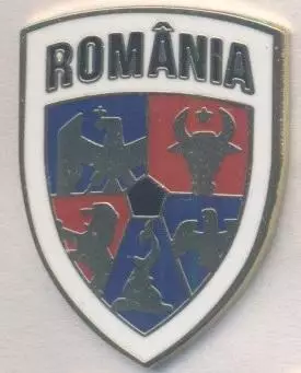 Румунія,федерація футболу,№7 ЕМАЛЬ /Romania football federation enamel pin badge