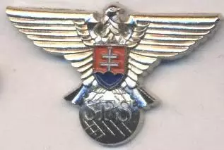 Словаччина,'давня' федер.футболу4 ЕМАЛЬ/Slovakia football federation replica pin