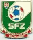 Словаччина, федерація футболу, №6 ЕМАЛЬ / Slovakia football federation pin badge