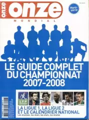 Франція,чемп-т 2007-08,спецвидання Онз/Onze Mondial France football season guide