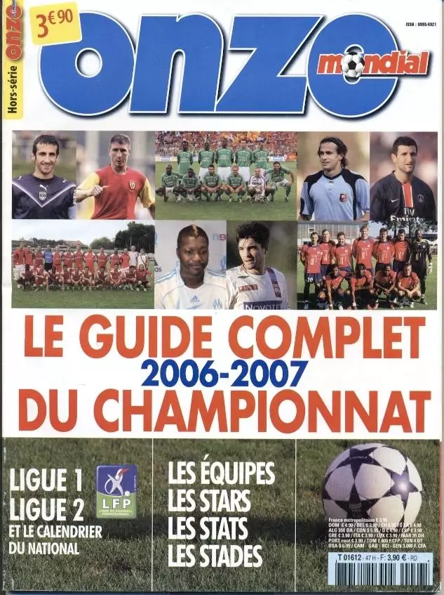 Франція,чемп-т 2006-07,спецвидання Онз/Onze Mondial France football season guide