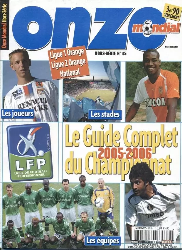 Франция,чемп-т 2005-06,спецвидання Онз/Onze Mondial France football season guide