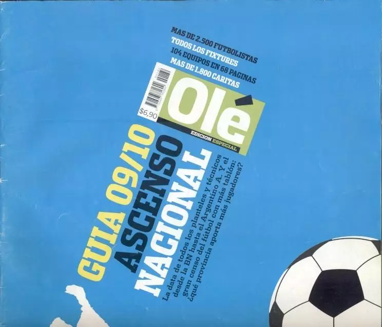 Аргентина,чемп-т 2009-10,спецвидання Ole Ascenso Argentina football season guide
