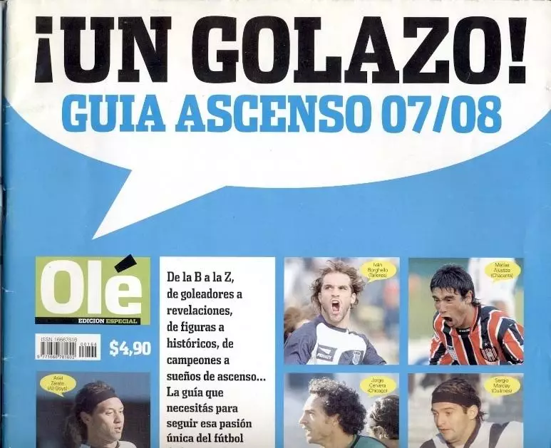 Аргентина,чемп-т 2007-08,спецвидання Ole Ascenso Argentina football season guide