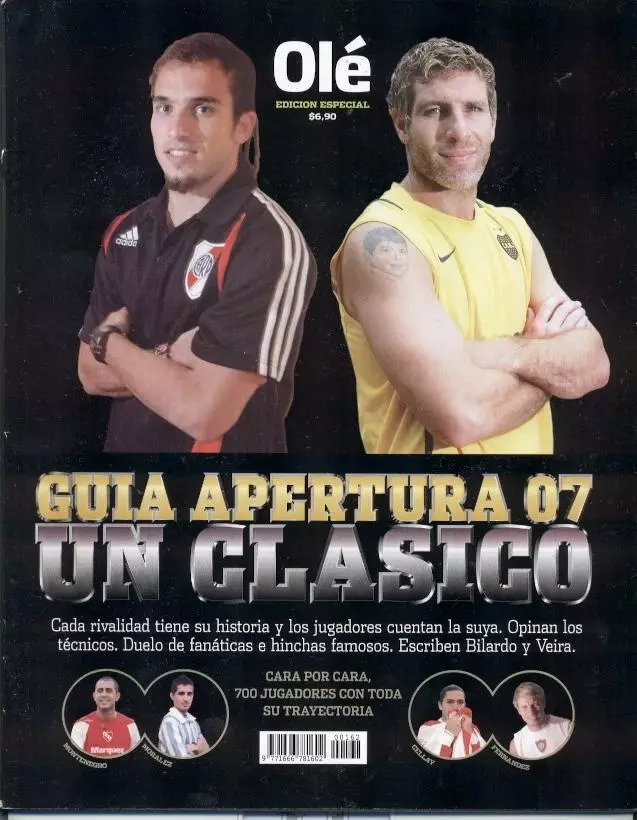 Аргентина, чемп-т Апертура 2007, спецвидання Ole Argentina football season guide