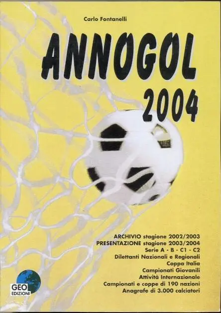 книга щорічник 2004 Світовий футбол Анногол/Annogol 2004 World football yearbook