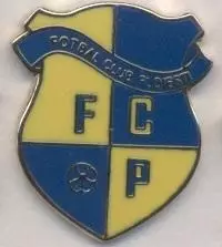 футбол.клуб ФК Плоєшть (Румунія) ЕМАЛЬ / FC Ploiesti, Romania football pin badge