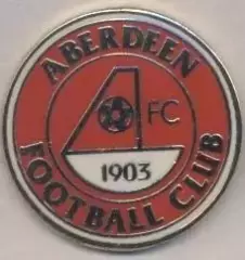 футбол.клуб Абердін (Шотландія)1 ЕМАЛЬ / Aberdeen FC,Scotland football pin badge