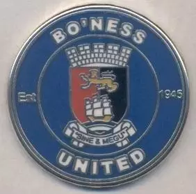 футбол.клуб Бо'Несс (Шотландія) ЕМАЛЬ/Bo'Ness United,Scotland football pin badge