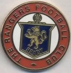 футбол.клуб Рейнджерс (Шотланд. ЕМАЛЬ/Glas.Rangers,Scotland football replica pin