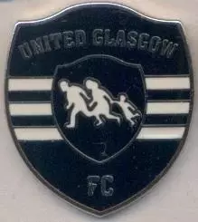 футбол.клуб Глазго Юнайтед (Шотландія ЕМАЛЬ/Glasgow United,Scotland football pin