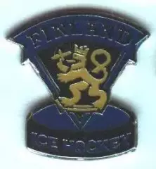Фінляндія, федерація хокею,№2, важмет / Finland ice hockey federation pin badge