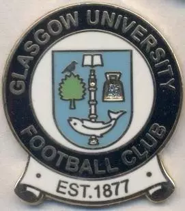 футбол.клуб Глазго Юнив.(Шотланд. ЕМАЛЬ/Glasgow University,Scotland football pin