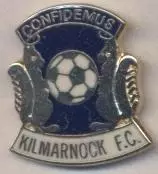 футбол.клуб Кілмарнок (Шотландія)2 ЕМАЛЬ / Kilmarnock FC, Scotland football pin