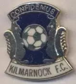 футбол.клуб Кілмарнок (Шотландія)2 ЕМАЛЬ / Kilmarnock FC, Scotland football pin
