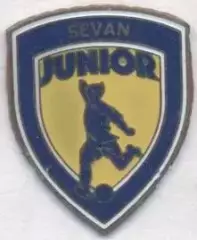 футбол.клуб Юніор Севан (Вірменія важмет/Junior Sevan,Armenia football pin badge