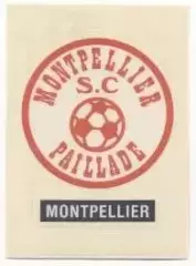 наклейка футбол Монпельє (Франція) /Montpellier SCP,France football logo sticker