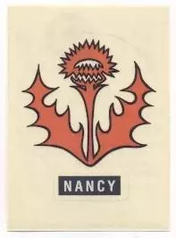 наклейка футбол Нансі (Франція) / AS Nancy-Lorraine,France football logo sticker