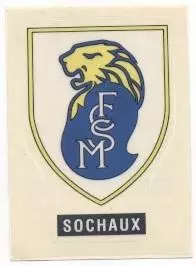 наклейка футбол Сошо (Франція /Sochaux-Montbelliard,France football logo sticker
