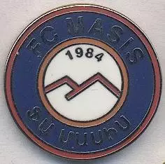 футбол.клуб Масіс (Вірменія) ЕМАЛЬ / Masis FC, Armenia football enamel pin badge