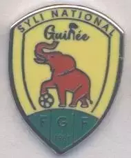 Гвінея, федерація футболу,№7 ЕМАЛЬ / Guinea football federation enamel pin badge